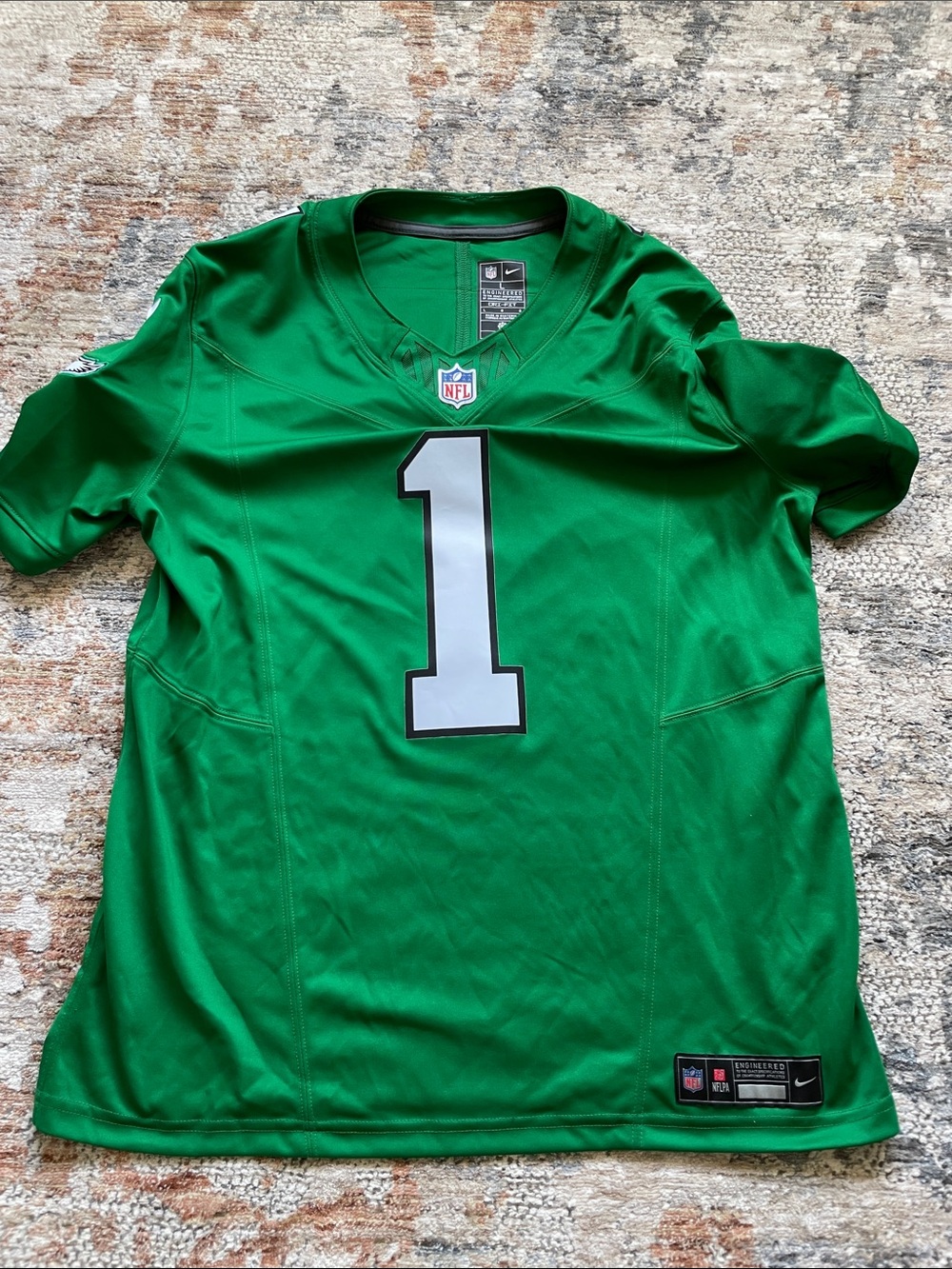 Nike Men's Green #1 NFL Football Jersey